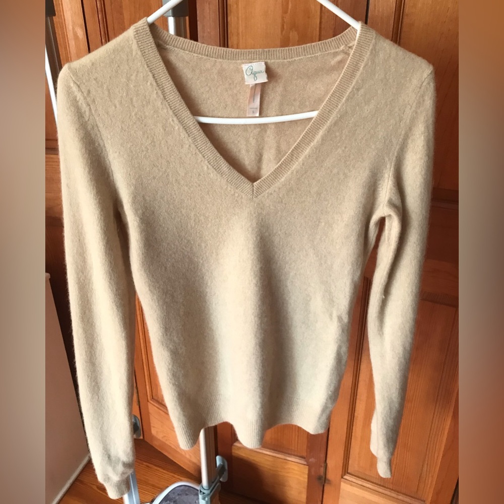 AQUA cashmere sweater